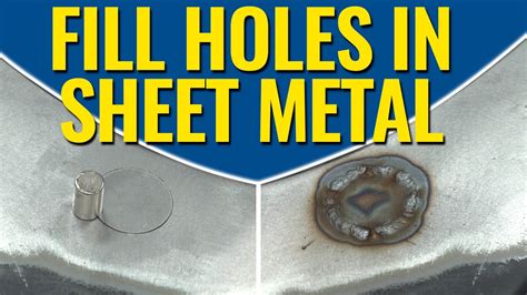 sheet metal hole repair|patching holes in sheet metal.